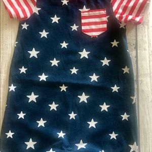 - Romper Patriotic 12 months Red White Blue